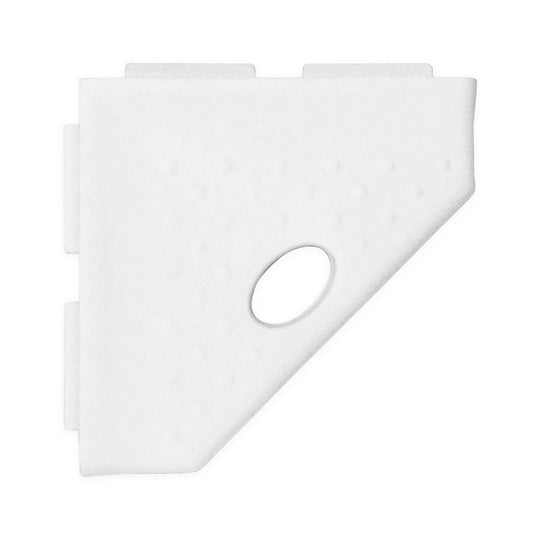 Questech 5" Bath Accessories Geo Matte Cast Stone Foot Rest