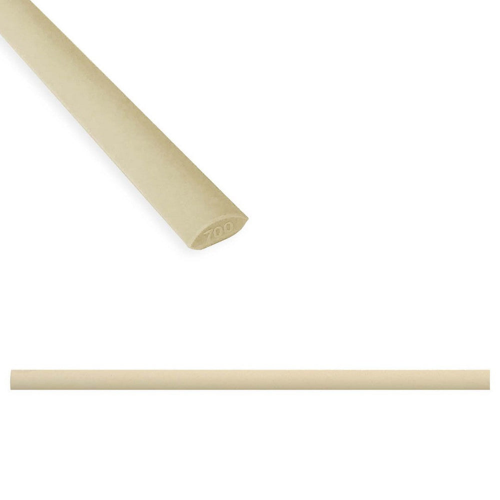 Questech 0.5" x 12" Quarter Round Matte Cast Stone Jolly