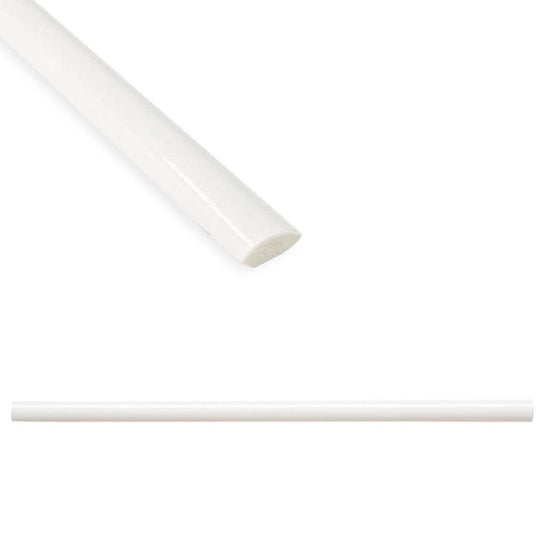 Questech 0.5" x 12" Quarter Round Polished Cast Stone Jolly