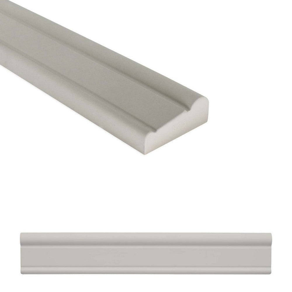 Questech 2" x 12" Linear Stone Chair Rail Tile Trim