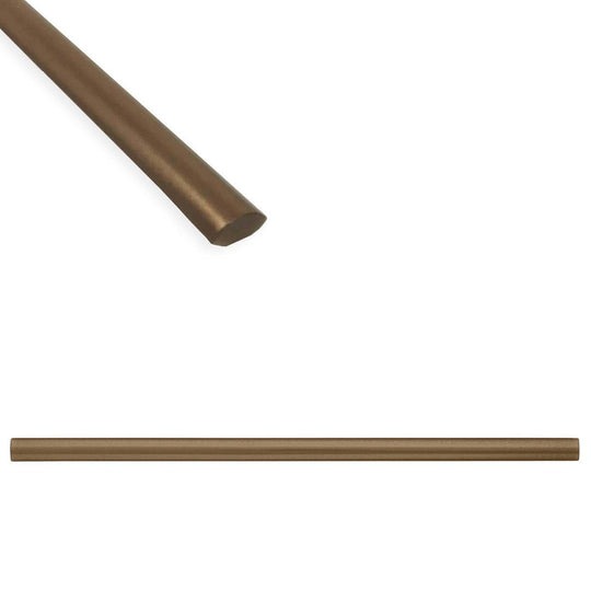 Questech 0.5" x 12" Quarter Round Eggshell Metal Jolly