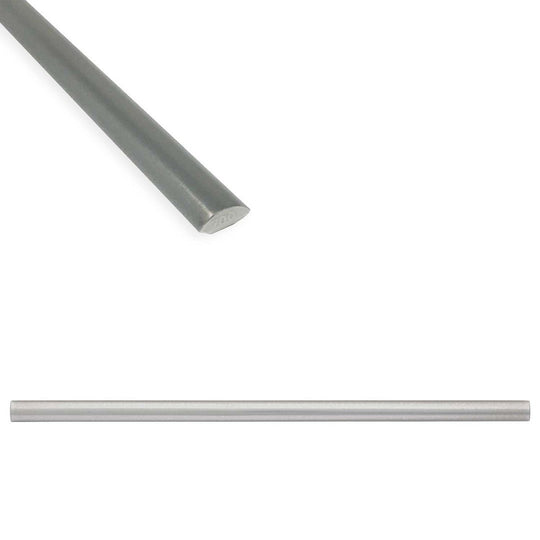 Questech 0.5" x 12" Quarter Round Eggshell Metal Jolly