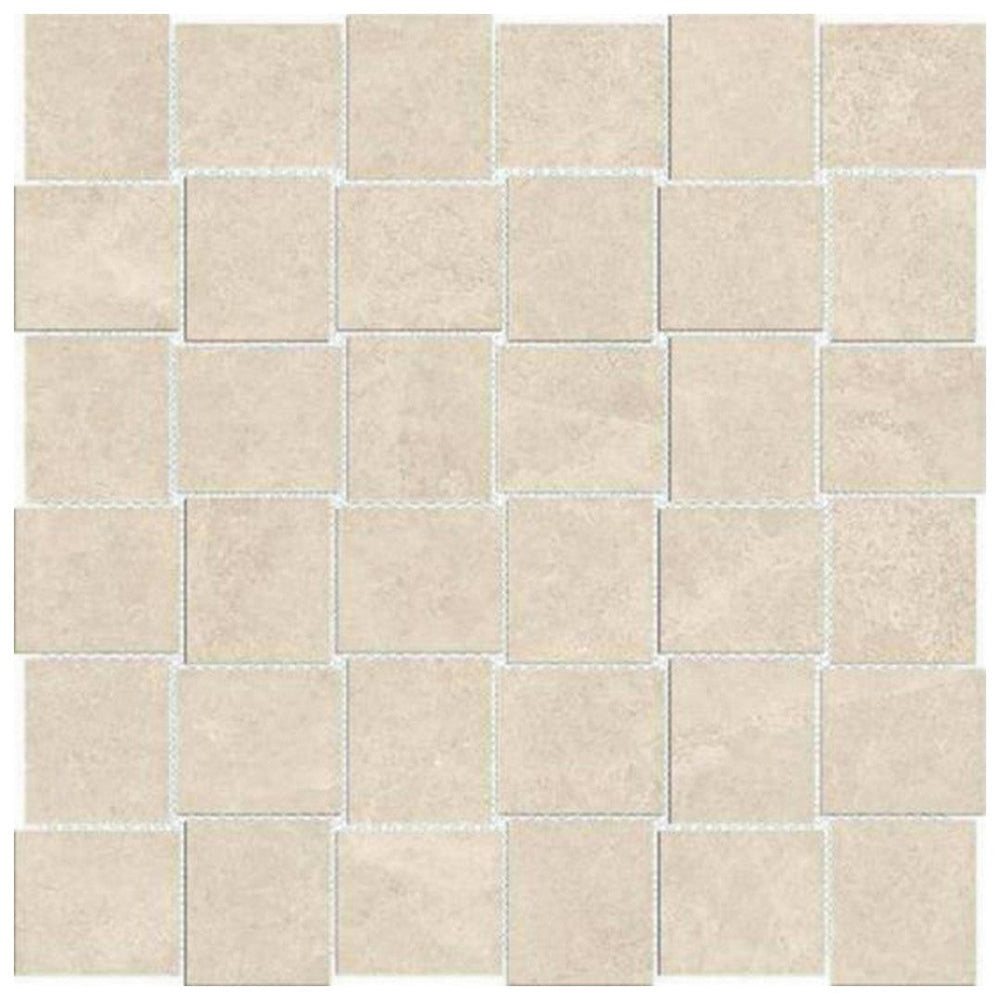 Qualis Ceramica 12" x 12" Ardor Rectified Matte Porcelain Basketweave 2" Mosaic