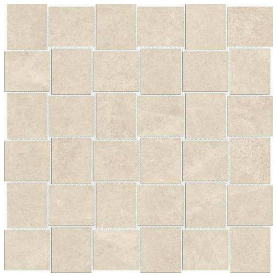 Qualis Ceramica 12" x 12" Ardor Rectified Matte Porcelain Basketweave 2" Mosaic