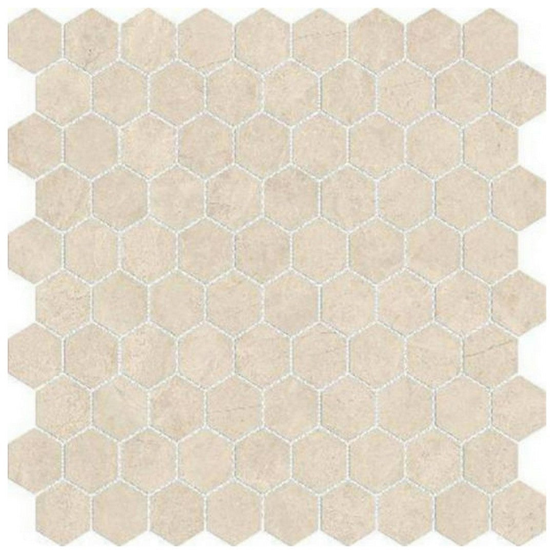 Qualis Ceramica 12" x 12" Ardor Rectified Polished Porcelain Hexagon 1" Mosaic