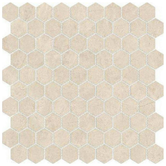 Qualis Ceramica 12" x 12" Ardor Rectified Polished Porcelain Hexagon 1" Mosaic