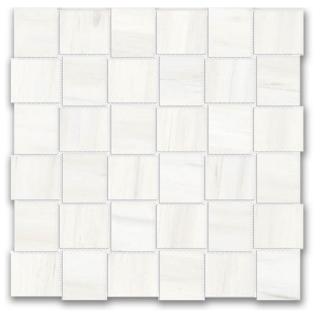 Qualis Ceramica 12" x 12" Ardor Rectified Matte Porcelain Basketweave 2" Mosaic