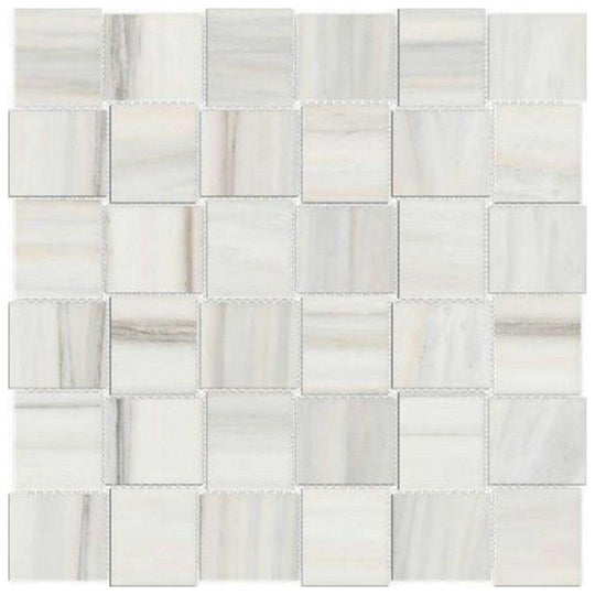 Qualis Ceramica 12" x 12" Ardor Rectified Matte Porcelain Basketweave 2" Mosaic