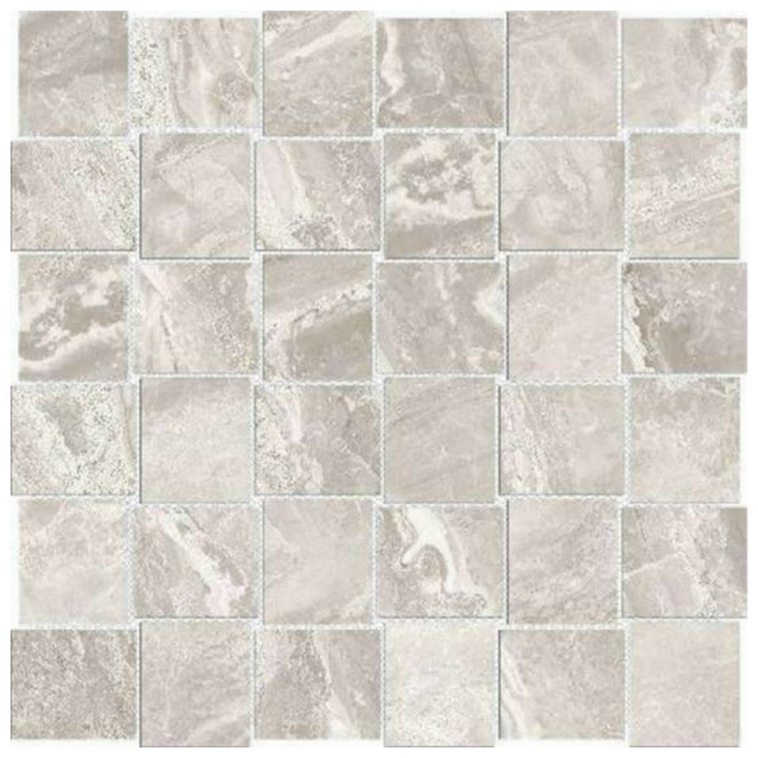 Qualis Ceramica 12" x 12" Ardor Rectified Matte Porcelain Basketweave 2" Mosaic