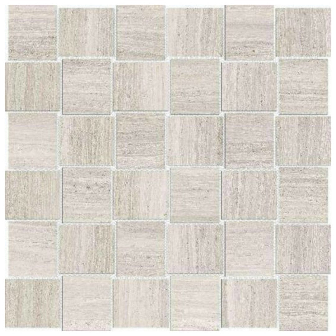 Qualis Ceramica 12" x 12" Ardor Rectified Polished Porcelain Basketweave 2" Mosaic