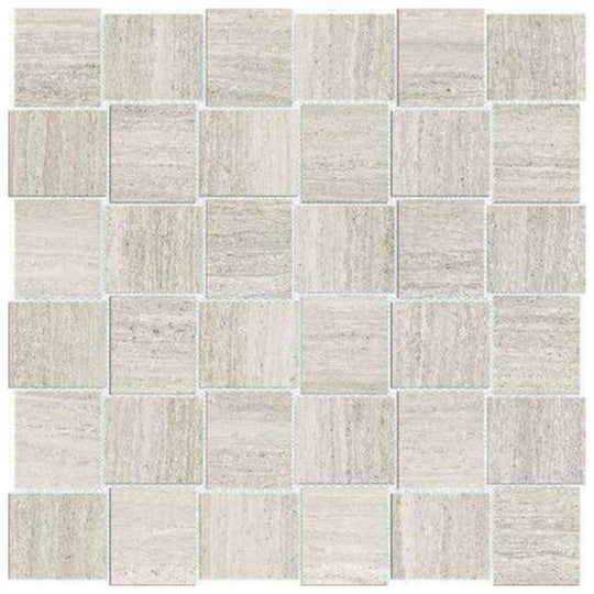 Qualis Ceramica 12" x 12" Ardor Rectified Polished Porcelain Basketweave 2" Mosaic