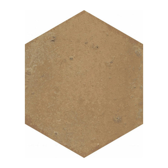 Qualis Ceramica 5.5" x 6.3" Alma Matte Porcelain Hexagon Decor Tile