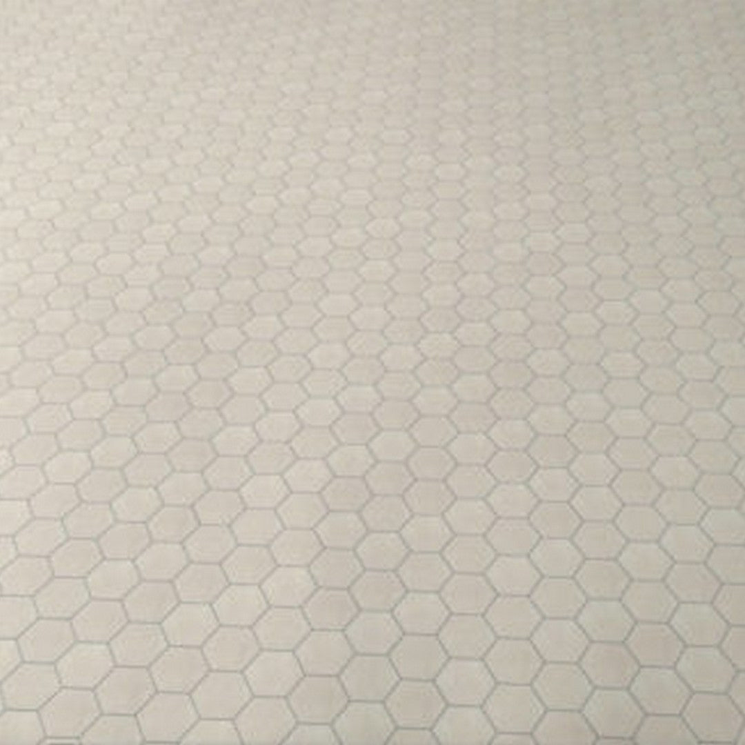 Qualis-Ceramica-12-x-12-Ashland-Rectified-Matte-Porcelain-Hexagon-3-Mosaic-Cream-Mosaic