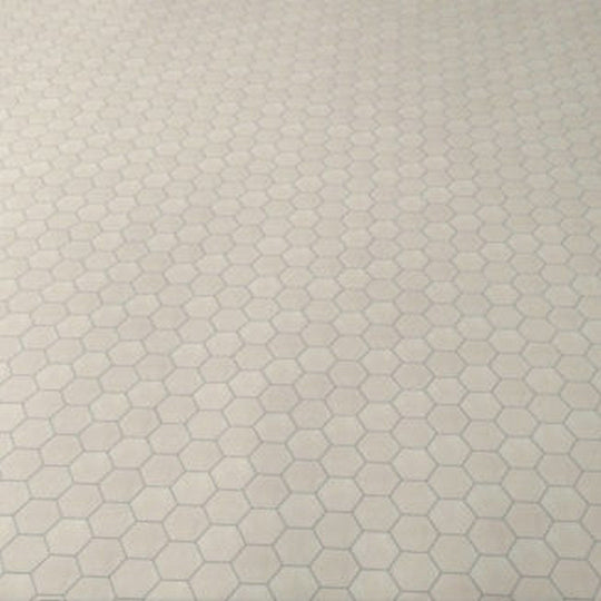 Qualis-Ceramica-12-x-12-Ashland-Rectified-Matte-Porcelain-Hexagon-3-Mosaic-Cream-Mosaic