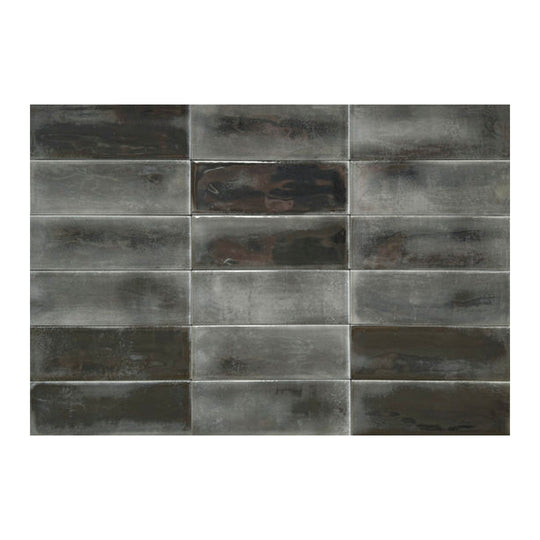 Qualis-Ceramica-2-x-6-Aruba-Glossy-Porcelain-Tile-Coal-Glossy