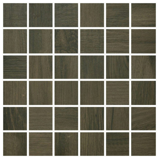 Qualis Ceramica 12" x 12" Cabin Matte Porcelain 2" Mosaic