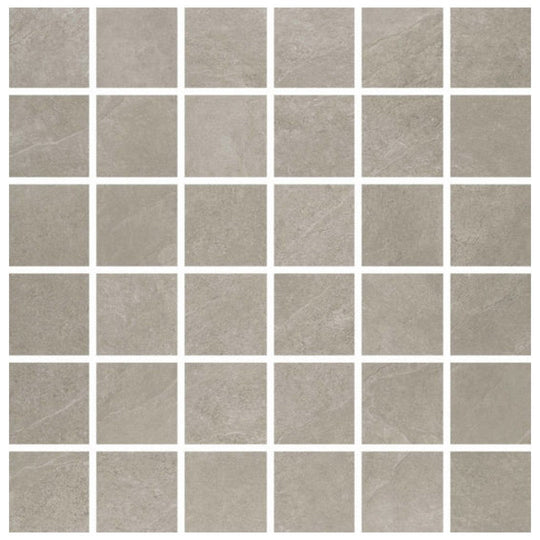 Qualis Ceramica 12" x 12" California Matte Porcelain 2" Mosaic