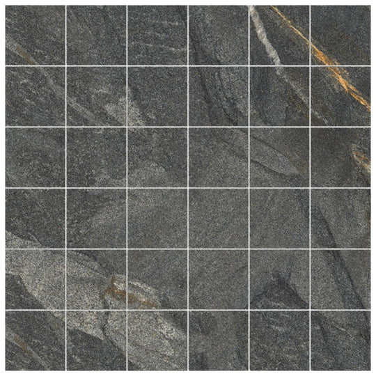 Qualis Ceramica 12" x 12" Capri Natural Porcelain 2" Mosaic