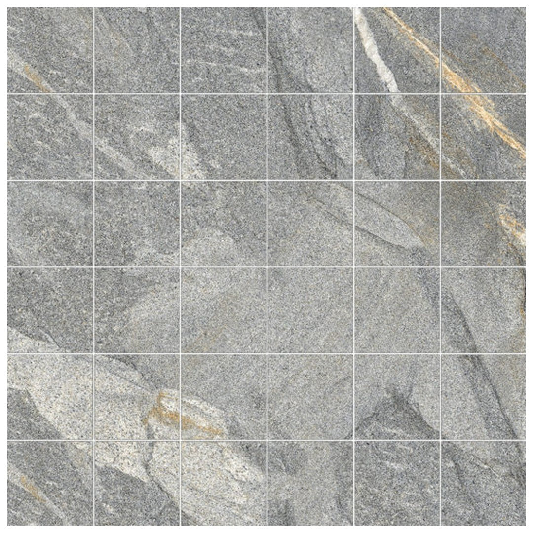 Qualis Ceramica 12" x 12" Capri Natural Porcelain 2" Mosaic