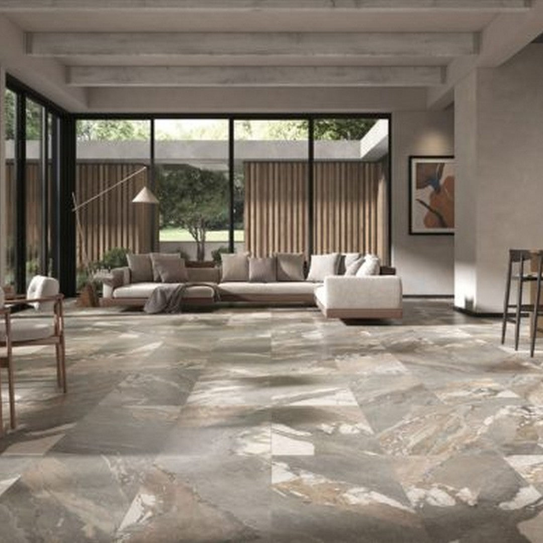 Qualis-Ceramica-24-x-48-Dynasty-Rectified-Porcelain-Tile-Grey-Pol/Mat