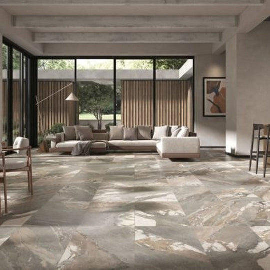 Qualis-Ceramica-24-x-48-Dynasty-Rectified-Porcelain-Tile-Grey-Pol/Mat