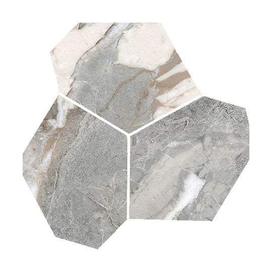 Qualis Ceramica 11" x 12" Dynasty Rectified Porcelain Eggs Mosaic