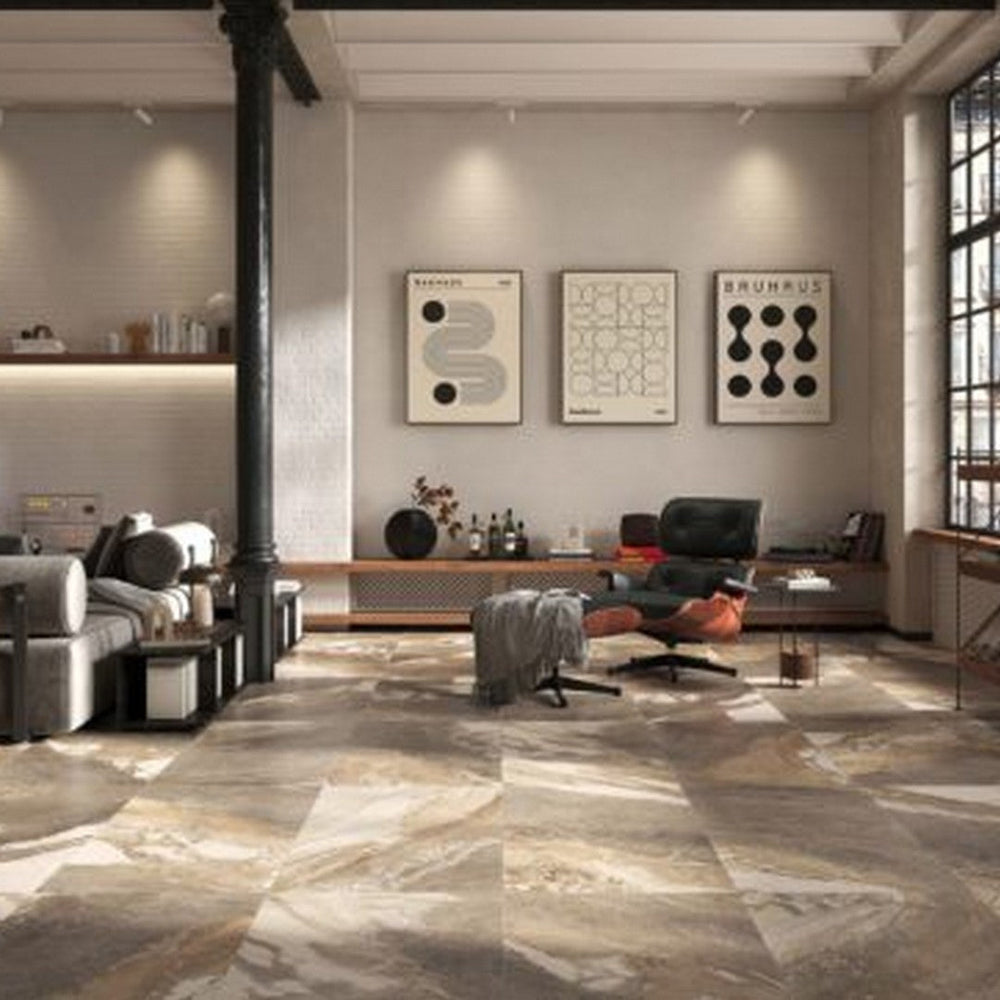 Qualis-Ceramica-24-x-48-Dynasty-Rectified-Porcelain-Tile-Taupe-Pol/Mat