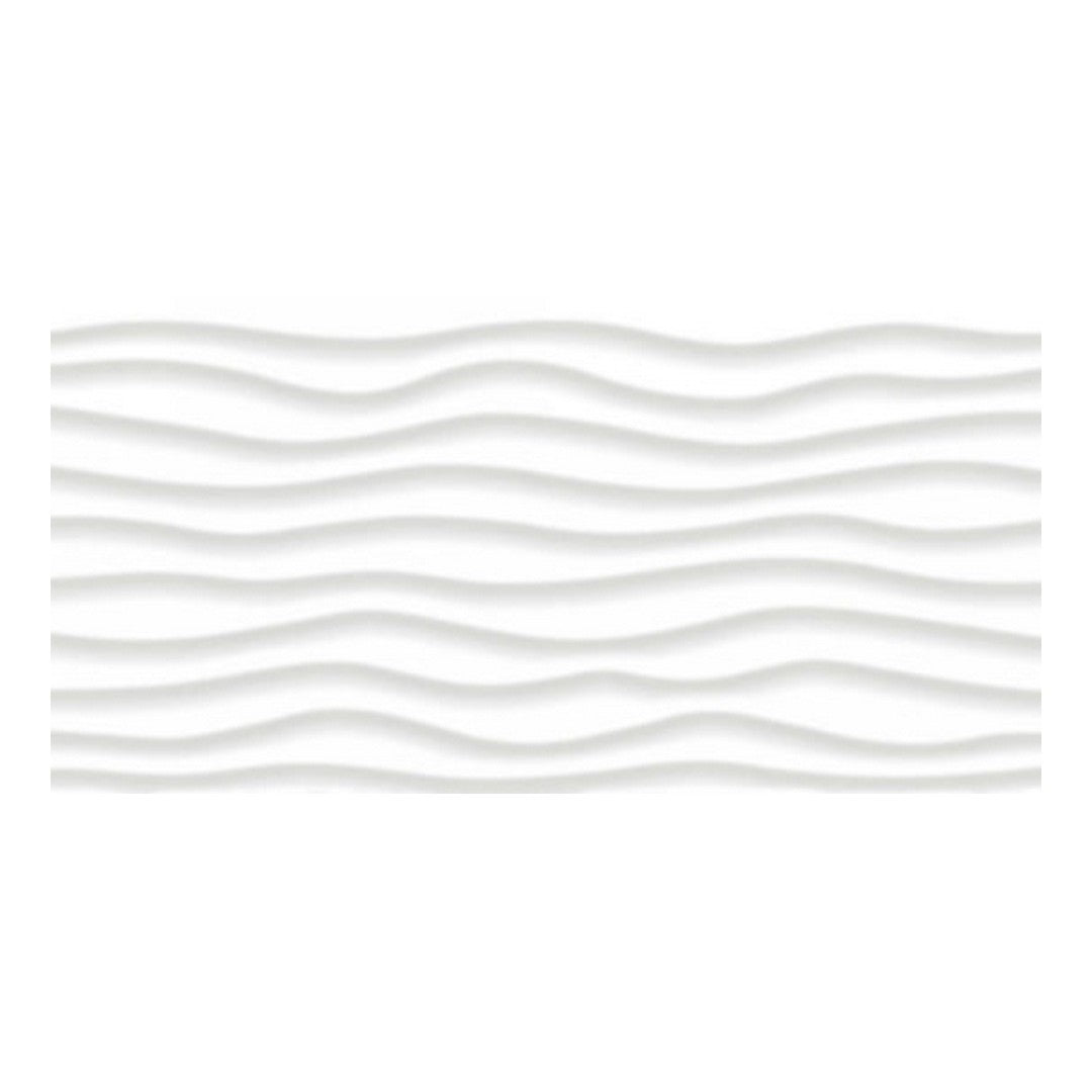 Qualis Ceramica 12" x 24" Flow Glossy Ceramic Wall Tile