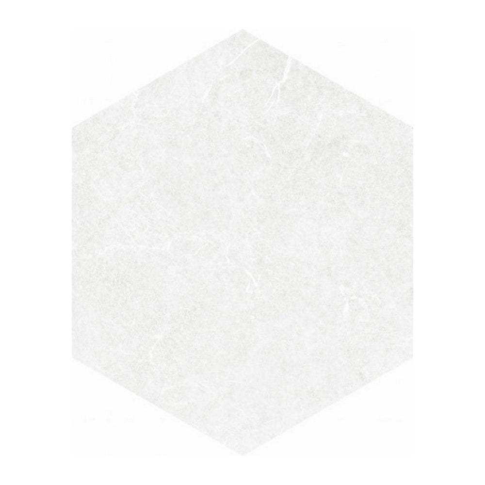 Qualis Ceramica 5.5" x 6.3" Form Matte Porcelain Hexagon Tile