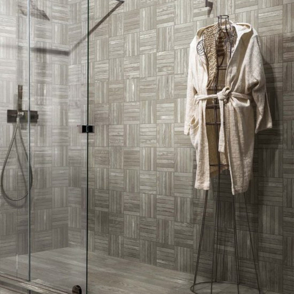 Qualis-Ceramica-12-x-12-Highland-Rectified-Matte-Porcelain-Strip-Mosaic-Madison-Smoke