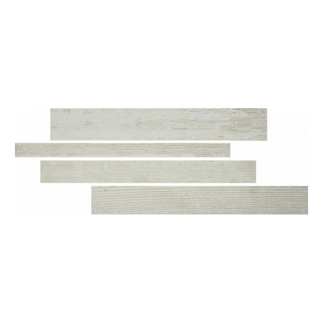Qualis Ceramica 6" x 15" Highland Rectified Matte Porcelain Linear Mosaic