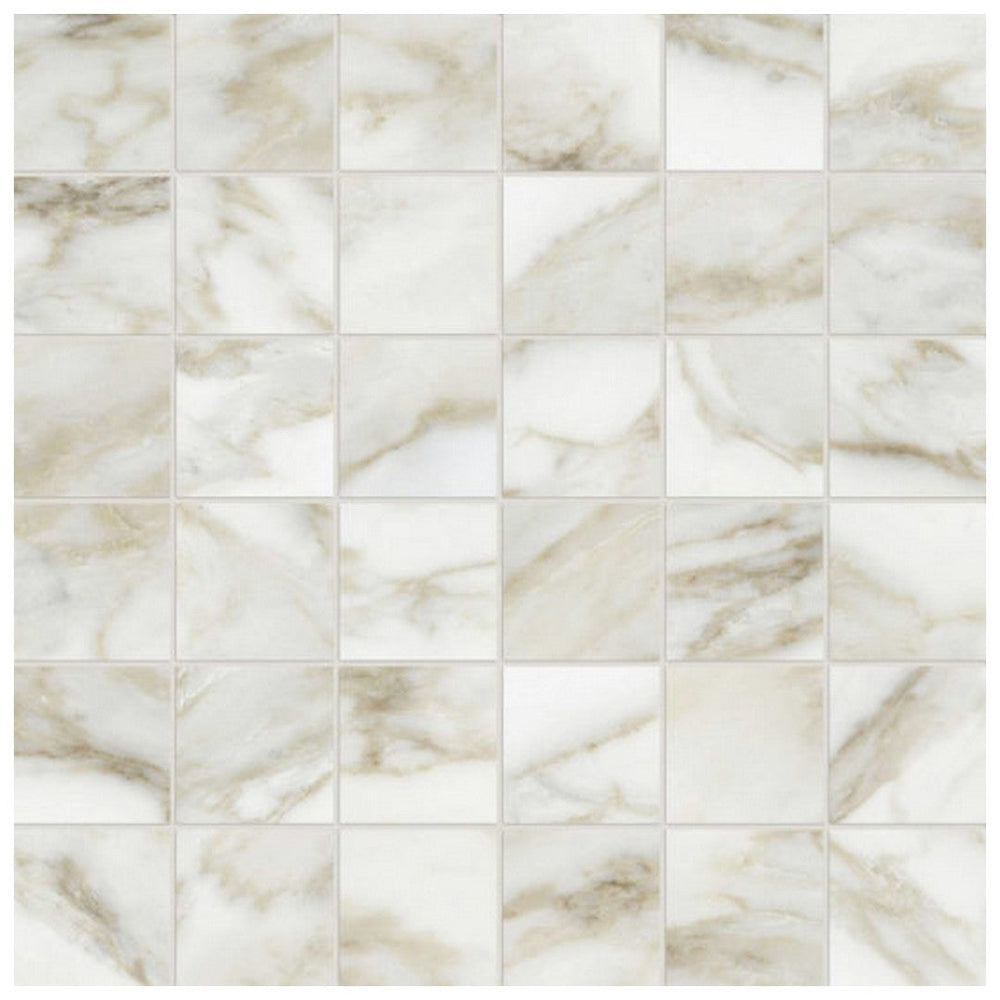 Qualis Ceramica 12" x 12" Luxury Rectified Honed Porcelain 2" Mosaic