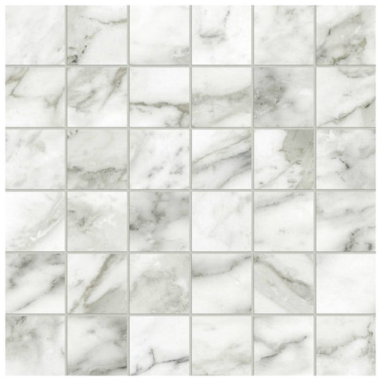 Qualis Ceramica 12" x 12" Luxury Rectified Honed Porcelain 2" Mosaic
