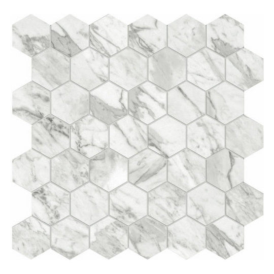 Qualis Ceramica 12" x 12" Luxury Rectified Honed Porcelain 2" Hexagon Tile