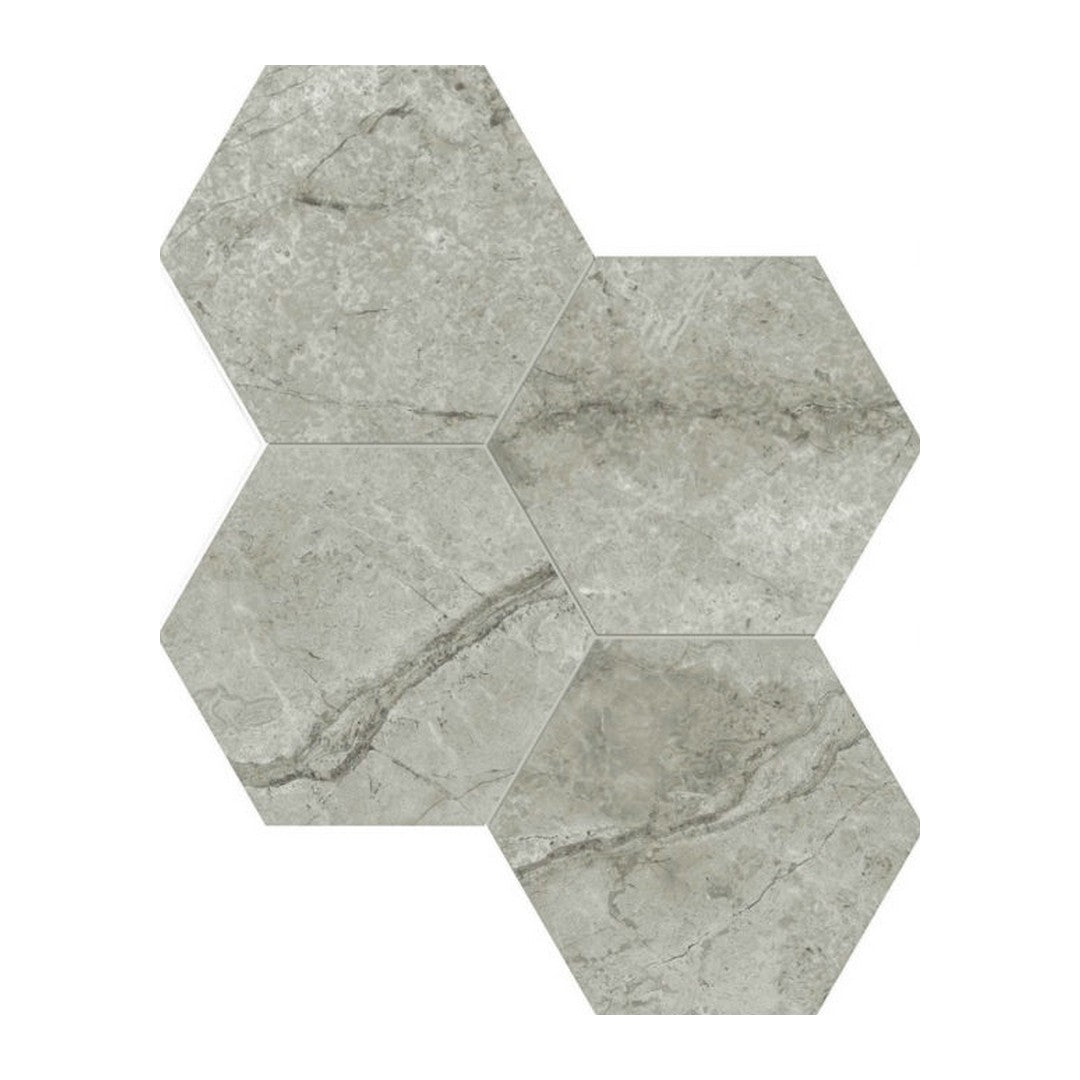 Qualis Ceramica 12" x 12" Luxury Rectified Honed Porcelain 6" Hexagon Tile