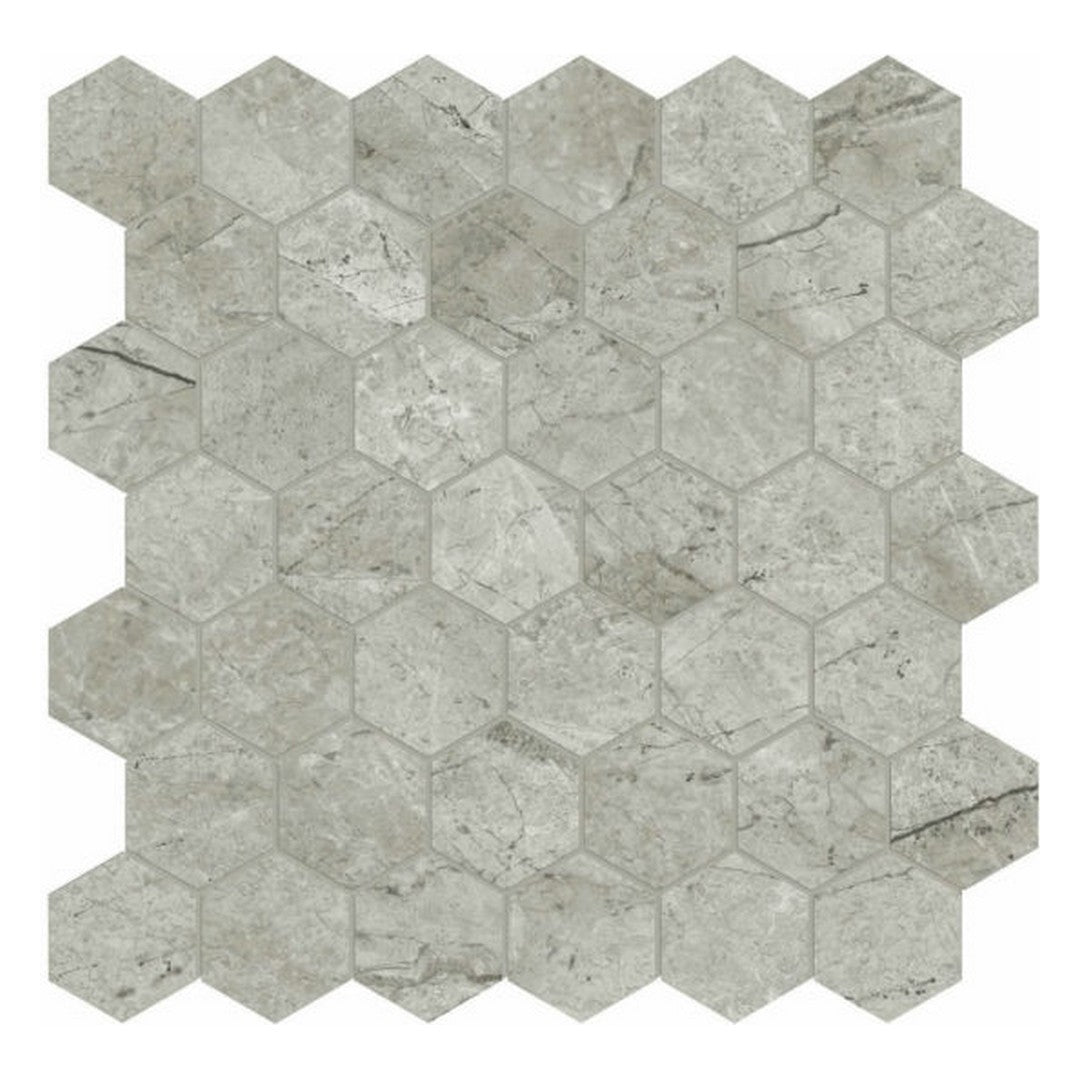 Qualis Ceramica 12" x 12" Luxury Rectified Polished Porcelain 2" Hexagon Tile