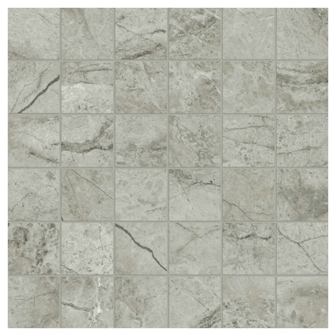 Qualis Ceramica 12" x 12" Luxury Rectified Honed Porcelain 2" Mosaic