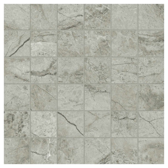 Qualis Ceramica 12" x 12" Luxury Rectified Honed Porcelain 2" Mosaic