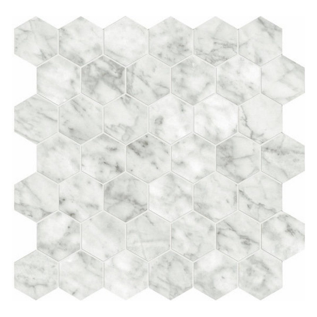 Qualis Ceramica 12" x 12" Luxury Rectified Honed Porcelain 2" Hexagon Tile
