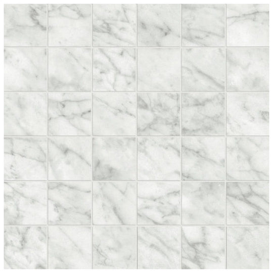 Qualis Ceramica 12" x 12" Luxury Rectified Honed Porcelain 2" Mosaic