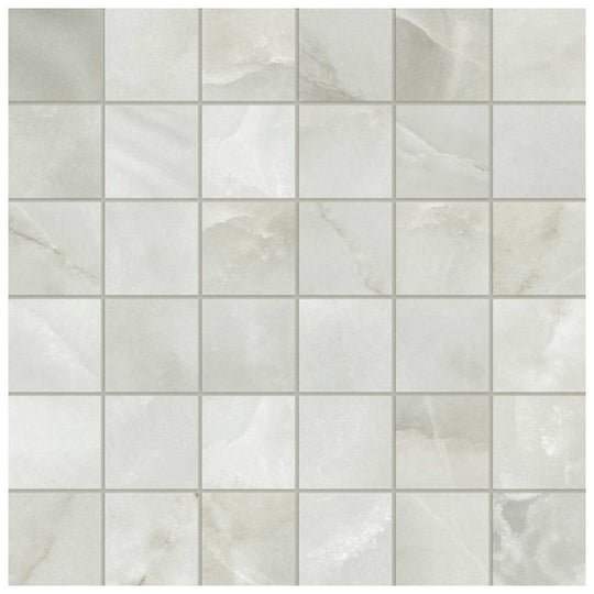 Qualis Ceramica 12" x 12" Luxury Rectified Honed Porcelain 2" Mosaic