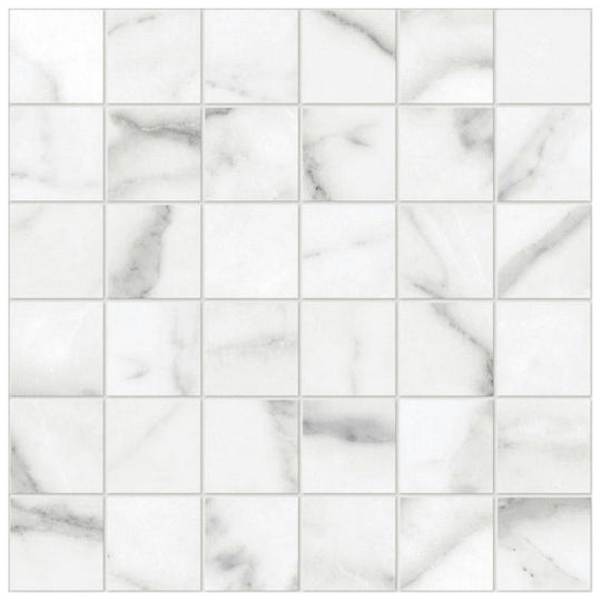 Qualis Ceramica 12" x 12" Luxury Rectified Honed Porcelain 2" Mosaic