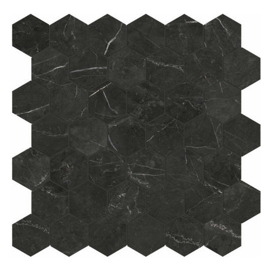 Qualis Ceramica 12" x 12" Luxury Rectified Honed Porcelain 2" Hexagon Tile