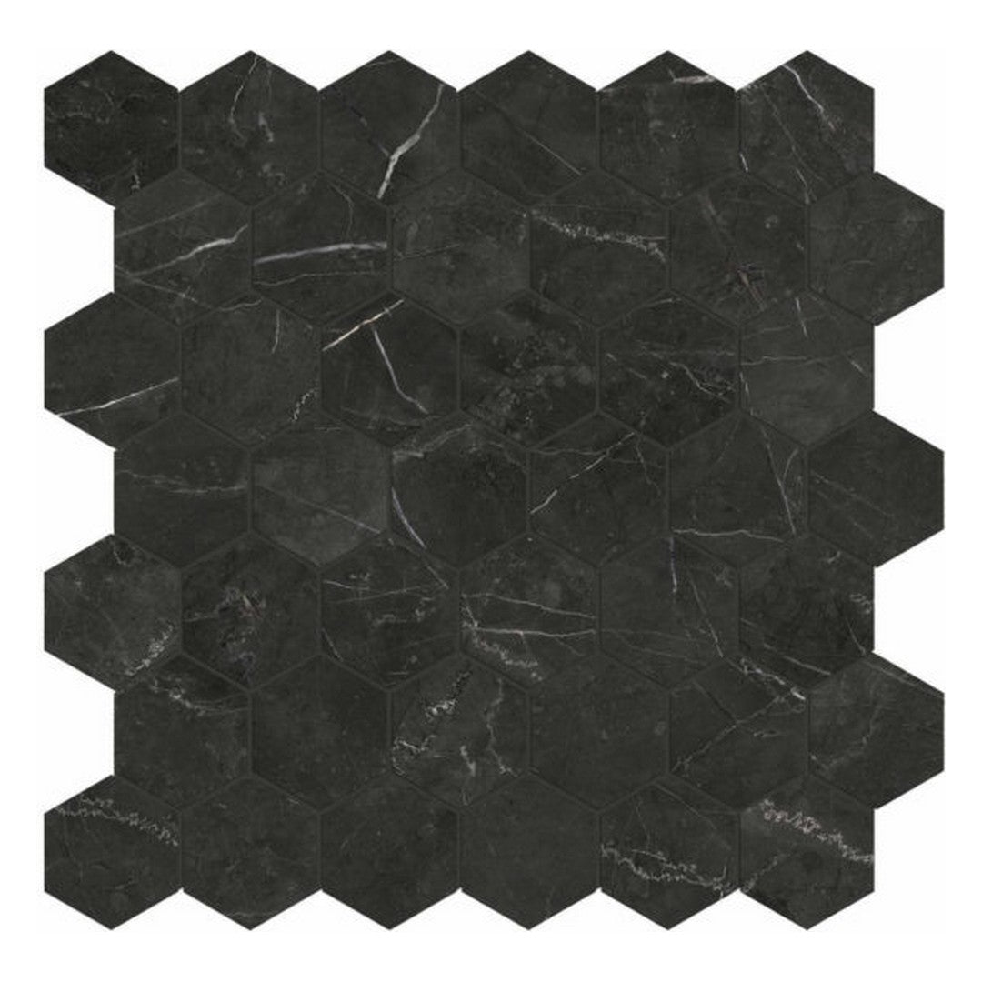 Qualis Ceramica 12" x 12" Luxury Rectified Polished Porcelain 2" Hexagon Tile