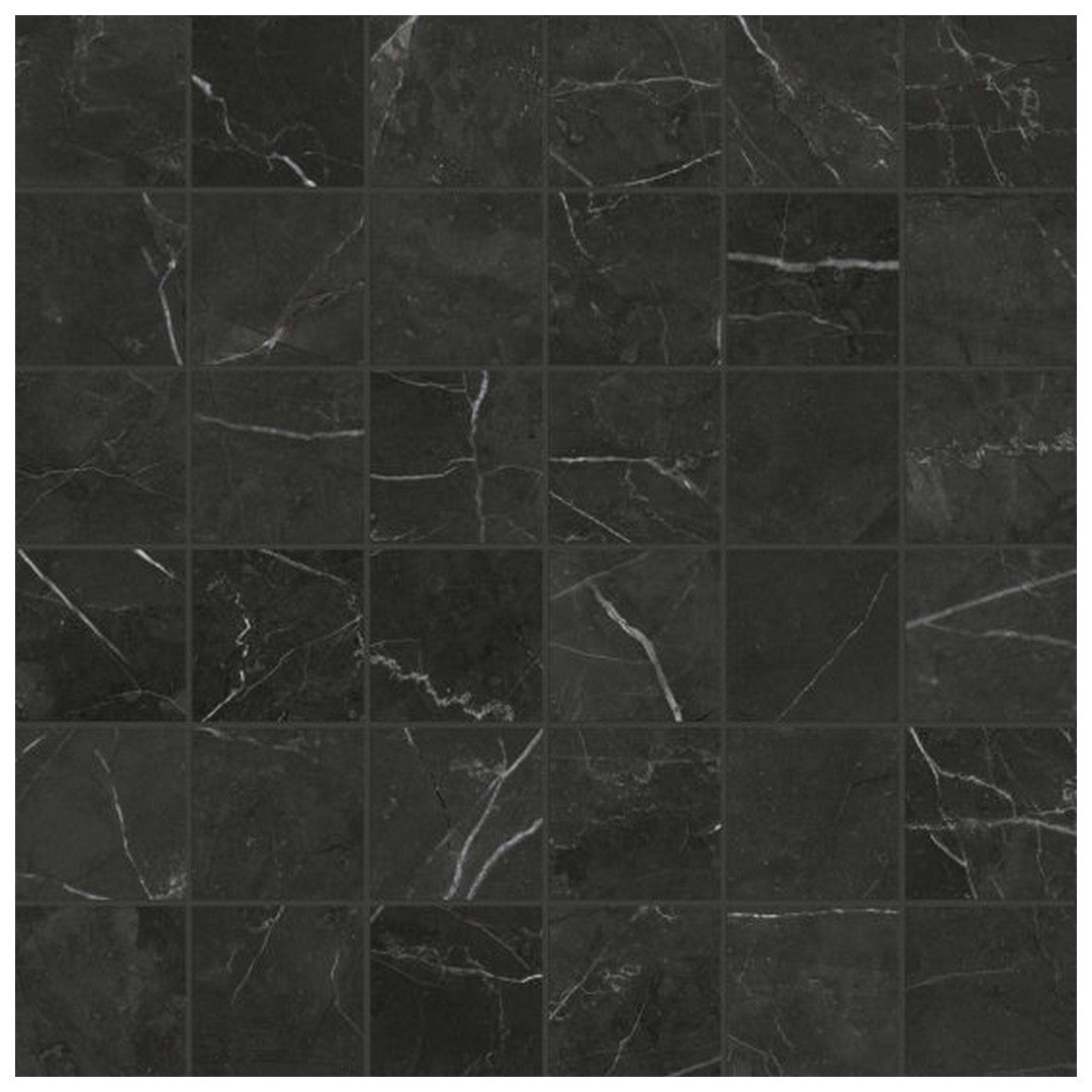 Qualis Ceramica 12" x 12" Luxury Rectified Honed Porcelain 2" Mosaic