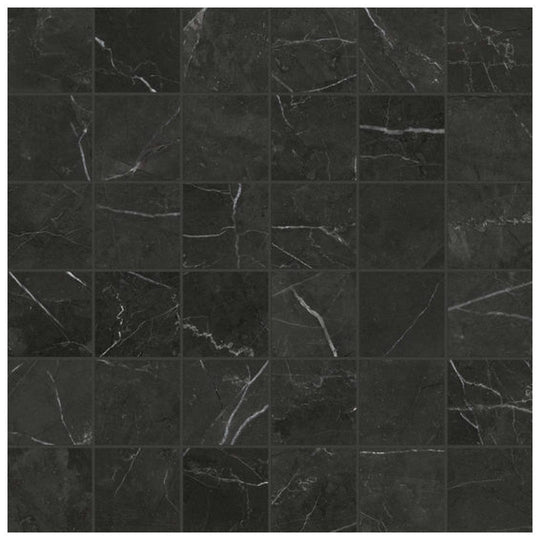 Qualis Ceramica 12" x 12" Luxury Rectified Honed Porcelain 2" Mosaic