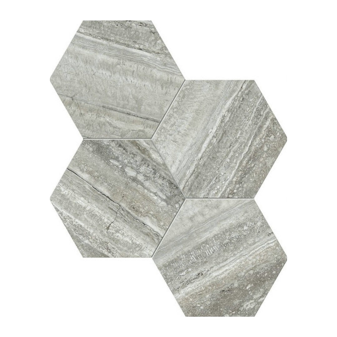 Qualis Ceramica 12" x 12" Luxury Rectified Honed Porcelain 6" Hexagon Tile