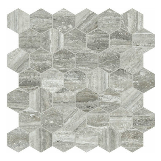 Qualis Ceramica 12" x 12" Luxury Rectified Honed Porcelain 2" Hexagon Tile