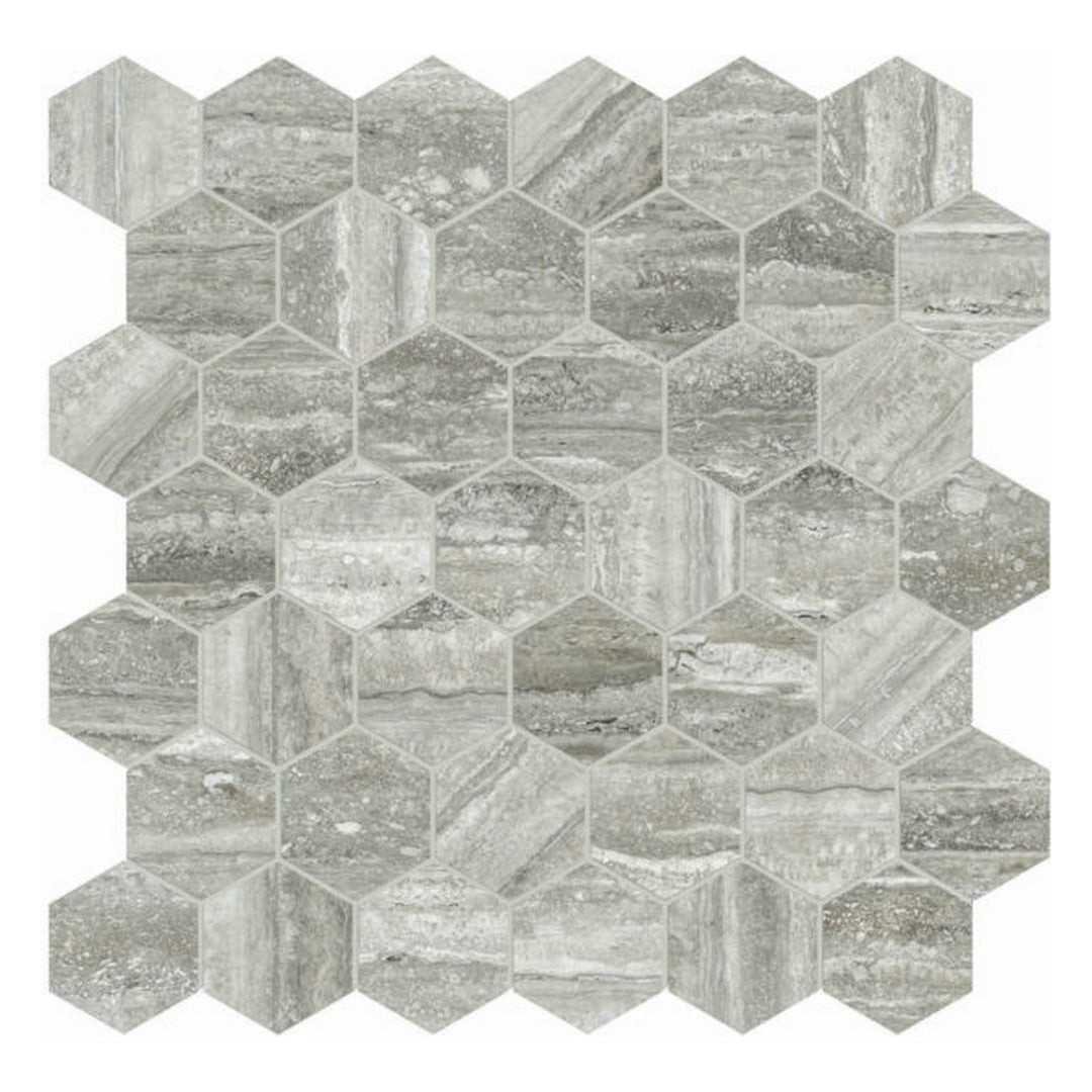 Qualis Ceramica 12" x 12" Luxury Rectified Polished Porcelain 2" Hexagon Tile