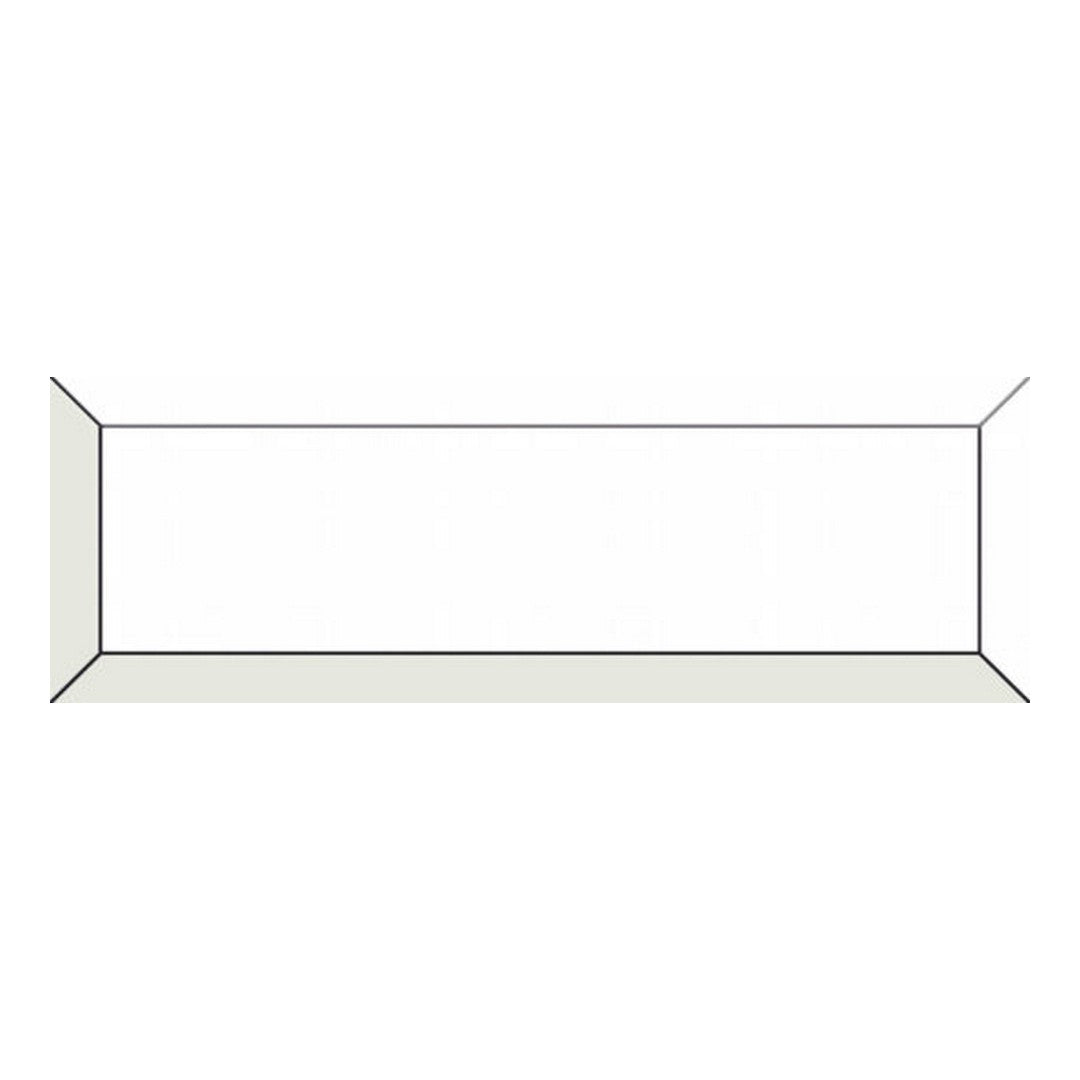 Qualis Ceramica 3" x 9" Marco Glossy Ceramic Wall Tile